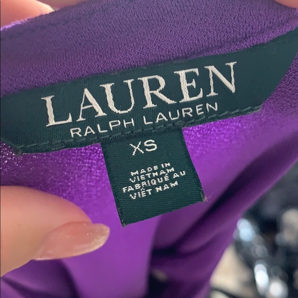 Ralph Lauren Royal Purple Blouse - Picture 9 of 10